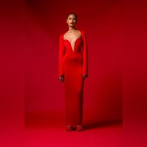 Khanum’s K'dore Dress in Red